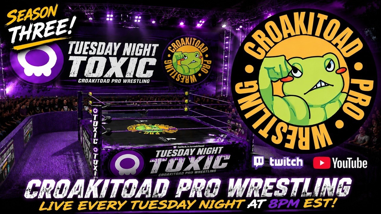 Croakitoad Pro Wrestling banner