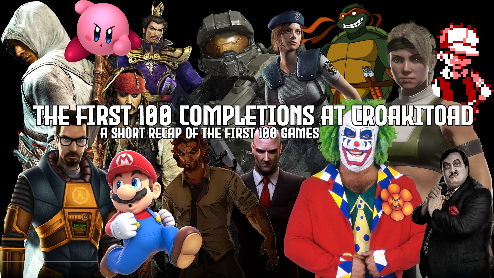 The first 100 game completions at Croakitoad